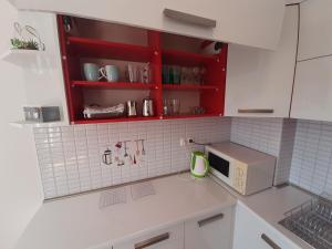 Kuchyňa alebo kuchynka v ubytovaní Apartman u centru Makarske