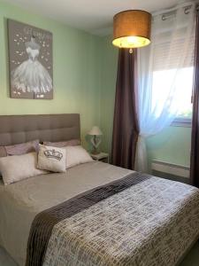 Postel nebo postele na pokoji v ubytování Comme à la maison - Chambre double chez habitant près de Toulouse