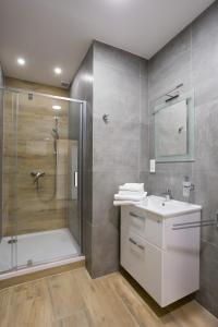 Kúpeľňa v ubytovaní Luxusní velký apartmán s terasou v centru Litomyšle