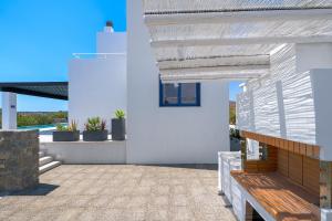 A balcony or terrace at Astrea Villas