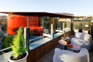 Balkón alebo terasa v ubytovaní Hard Rock Hotel Madrid