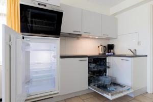 Køkken eller tekøkken på Escape, appartement met groot terras