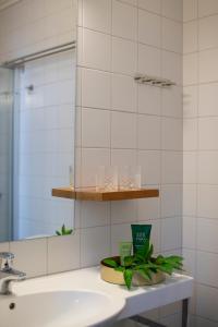 
Kylpyhuone majoituspaikassa Vuojoen Kartano
