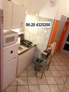 Kuchyňa alebo kuchynka v ubytovaní Apartment in the center of Budapest -free garage parking + 14 fotografií