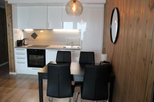 Kuchyň nebo kuchyňský kout v ubytování Skagahøgdi Apartment 19