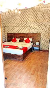 Cama o camas de una habitación en Adventure Camping