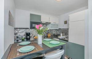 Kuchnia lub aneks kuchenny w obiekcie Apartment Dragica Čižići