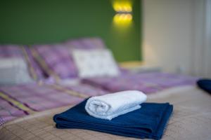Łóżko lub łóżka w pokoju w obiekcie Apartment Dragica Čižići