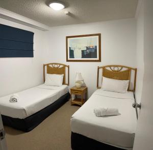 Postel nebo postele na pokoji v ubytování ALEX BEACH RESORT-317/428