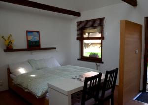 Postel nebo postele na pokoji v ubytování Penzion04