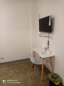 TV a/nebo společenská místnost v ubytování 8 Zhensen Inn