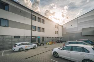 Budova, kde se aparthotel nachází
