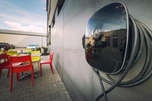Balkón nebo terasa v ubytování TIMEOUT City Hotel