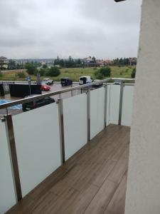Balkón alebo terasa v ubytovaní Apartament PERŁA POŁUDNIA