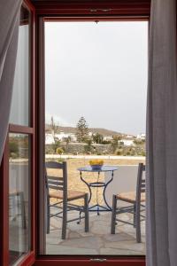 Balkón nebo terasa v ubytování Marathi Mykonos