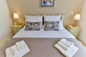 Posteľ alebo postele v izbe v ubytovaní Villa Luciana Spa House, Buje