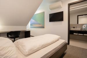 TV a/nebo společenská místnost v ubytování Hotel Spitzerberg by b-smart