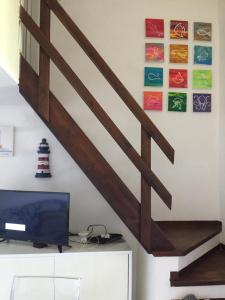 Televízia a/alebo spoločenská miestnosť v ubytovaní Casa Penny