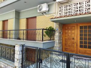 En balkong eller terrasse på Meteoron Guesthouse