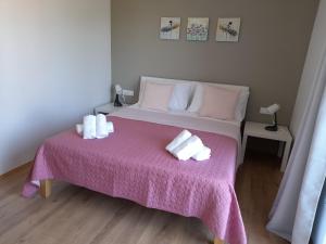 Postel nebo postele na pokoji v ubytování Apartman Family Čović