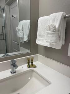 Ett badrum på Hotel del SOL