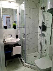 Koupelna v ubytování Studio Greenn Life Beach Resort