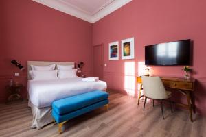 Hotel de l'Anglais, Guesthouse客房内的一张或多张床位