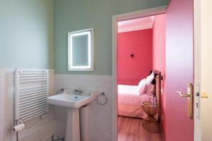 Hotel de l'Anglais, Guesthouse客房内的一张或多张床位