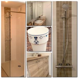 Vannituba majutusasutuses Residentie Rapallo Oostende with fantastic Sea View!