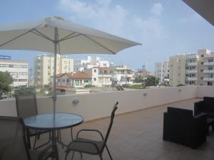 En balkon eller terrasse på Marina Apartments 211