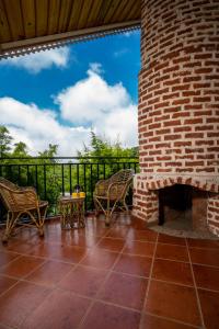 Balkoni atau teres di Cottages @ Village
