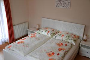 Postel nebo postele na pokoji v ubytování Haus Mühlenheim