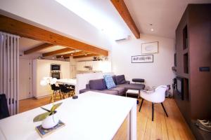 Posezení v ubytování GeTheKey Borgo Terrace Apartment