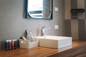 Koupelna v ubytování AiMen Homestay