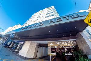 a large ship on top of a building at Serrano Residencial Hotel in Juiz de Fora