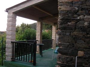 Balkón nebo terasa v ubytování Tranquila casa de campo en Cedeira
