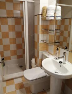 Koupelna v ubytování Apartamento Bornos&Huesca