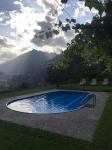 Πισίνα στο ή κοντά στο Villa Corazza-Bezauberndes Appartment+ Schwimmbad