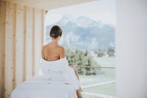 Widok na góry z tego hotelu
