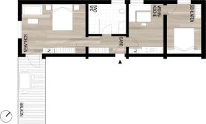 Grundriss der Unterkunft Haus Güatli