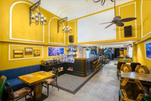 Posezení v ubytování Little Charm Hanoi Hostel