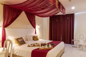 Postel nebo postele na pokoji v ubytování Hotel A.S. Lisboa