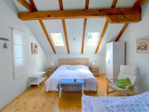 Postel nebo postele na pokoji v ubytování Apartments Eco Forest Resort