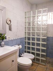 A bathroom at Casa Rural Las Molina