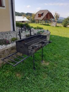 Gril dostupný pro hosty v prázdninového domu