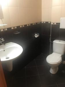Koupelna v ubytování Family Hotel Astra