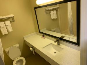 Koupelna v ubytování Travelodge by Wyndham Odessa + 29 fotografií