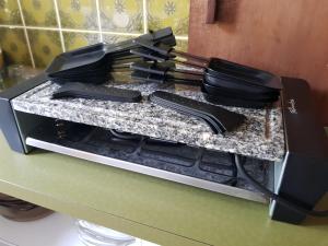 Kuchyň nebo kuchyňský kout v ubytování Haus Duranna - Arosa Rocks