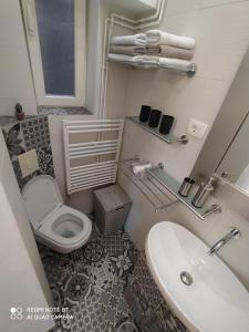 Koupelna v ubytování Apartment Zrinjevac