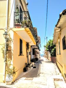 an empty street in positano positano italy at Hellenes house in Lefkada